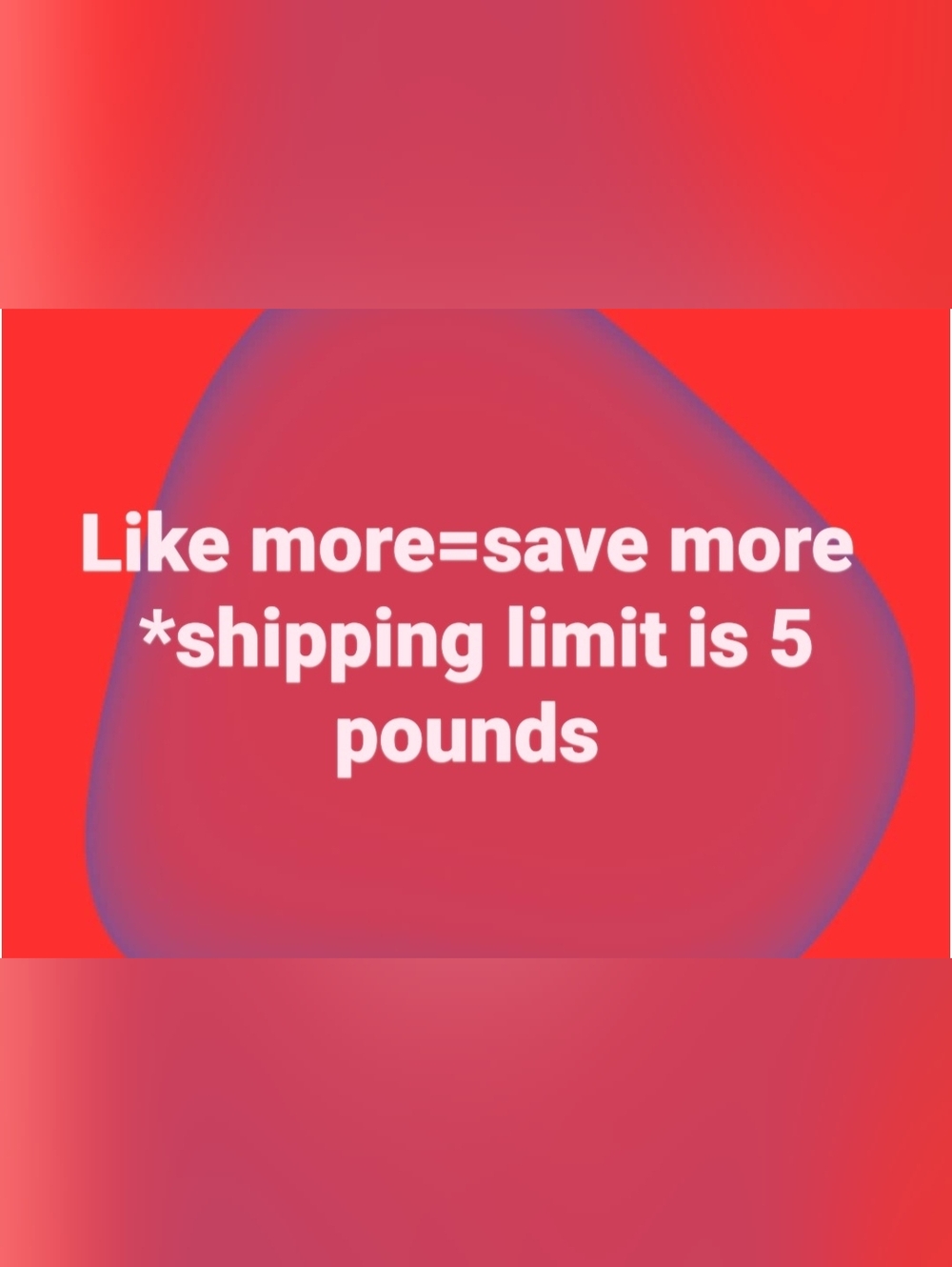 Promotional Graphic - Bold Red Save More Message